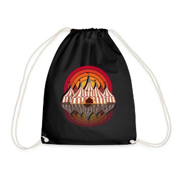 Circus - Drawstring Bag - black - Front