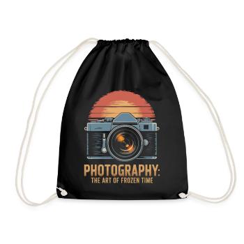 La photographie : l’art du temps figé - Sac de sport léger - noir - Devant