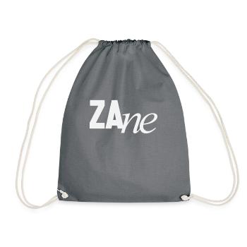 Zane Personal Name - Drawstring Bag - grey - Front