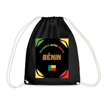 BÉNIN - Sac de sport léger - noir - Devant