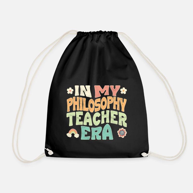 in my philosophy teacher era hell - Turnbeutel - Schwarz