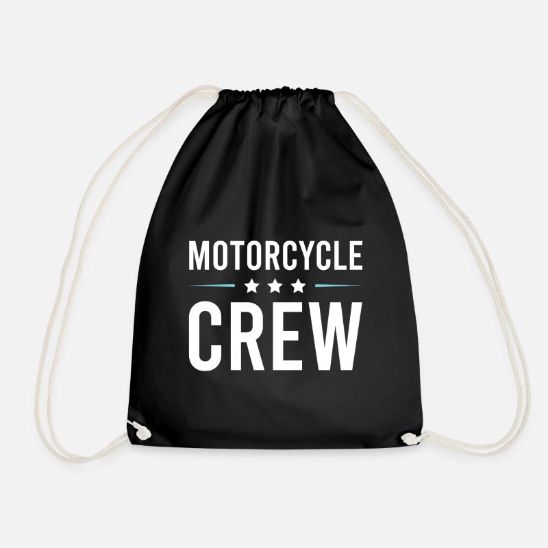 Motorcycle Crew - Turnbeutel - Schwarz