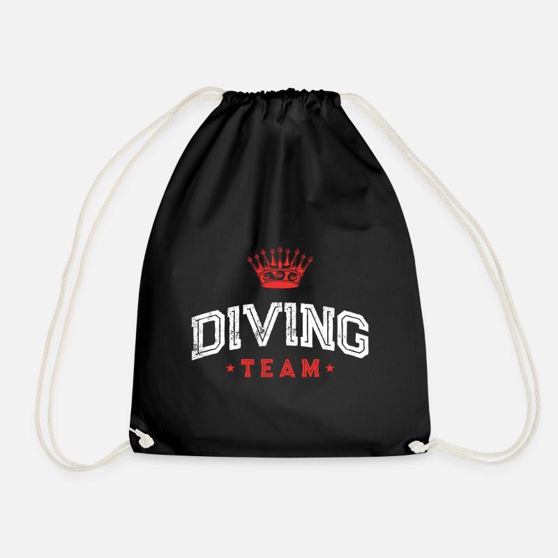 Équipe de plongée - Sac de sport léger - noir