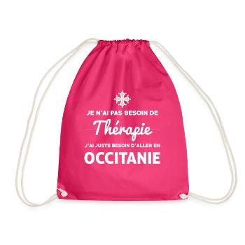 OCCITANIE THÉRAPIE - Sac de sport léger - fuchsia - Devant