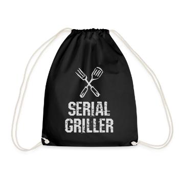 Série Griller BBQ Grill Couverts Professionnels Grill - Sac de sport léger - noir - Devant