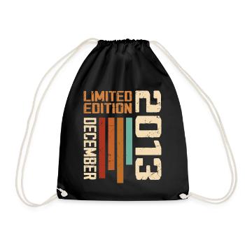 December 2013 - 2013 December - Drawstring Bag - black - Front