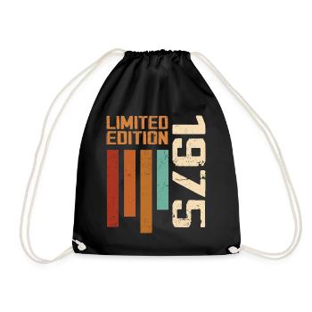 Vintage 1975 Cadeau d’anniversaire 1975 Retro 1975 - Sac de sport léger - noir - Devant