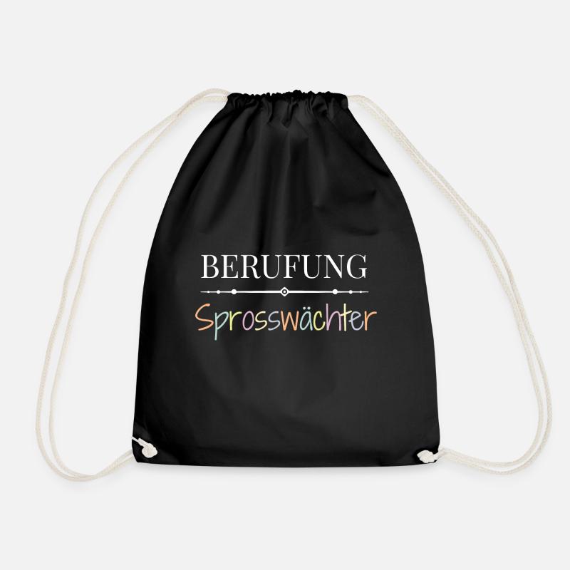 Berufung Sprosswächter - Erzieher - Lustig - Turnbeutel - Schwarz