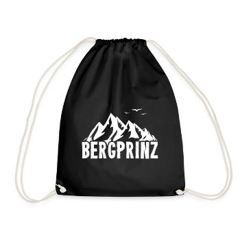 Bergprinz - (b) (2) - Turnbeutel - Schwarz - Vorne