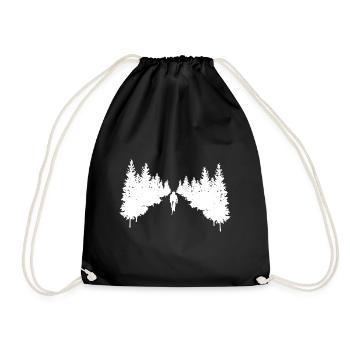 Arbres - Cyclisme - (6) - Sac de sport léger - noir - Devant