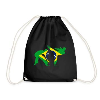 Capoeira - Drawstring Bag - black - Front