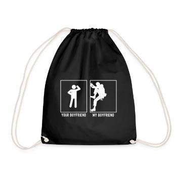 Votre ami - Mon ami - Professionnel de l’escalade - Sac de sport léger - noir - Devant