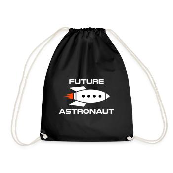 Future astronaut (Raumschiff) - Turnbeutel - Schwarz - Vorne