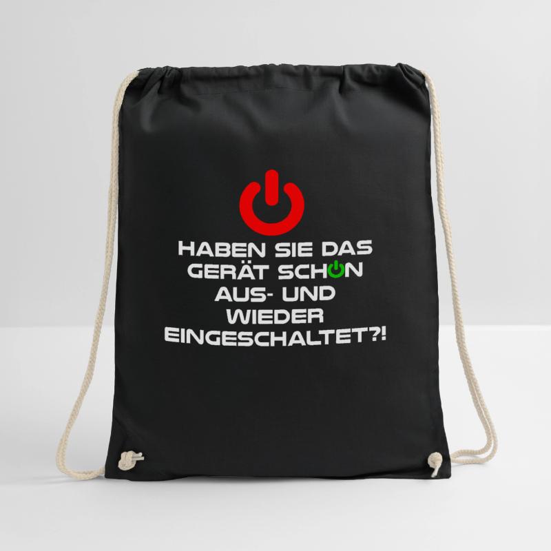 Lustige Computer IT-Nerds IT-Support Programmierer Turnbeutel