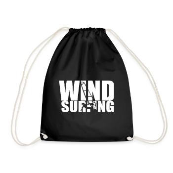 Windsurfing - Surfeurs - Sac de sport léger - noir - Devant