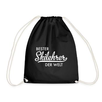 Skilehrer - Turnbeutel - Schwarz - Vorne