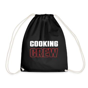 Cooking Crew - Turnbeutel - Schwarz - Vorne