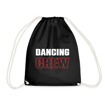 Dancing Crew - Drawstring Bag - black - Front