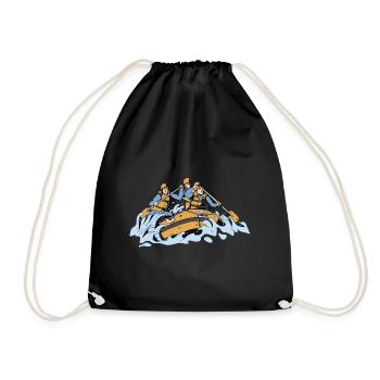 Tenue d’escouade de rafting pour les équipes de navigation de plaisance dans les montagnes - Sac de sport léger - noir - Devant