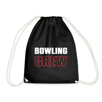 Bowling Crew - Drawstring Bag - black - Front