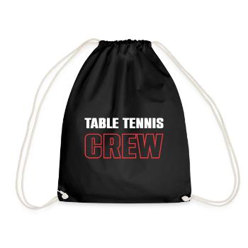 Équipe de tennis de table - Sac de sport léger - noir - Devant