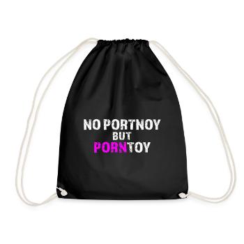 Schlagzeuger Drum Drummer - Turnbeutel - Schwarz - Vorne