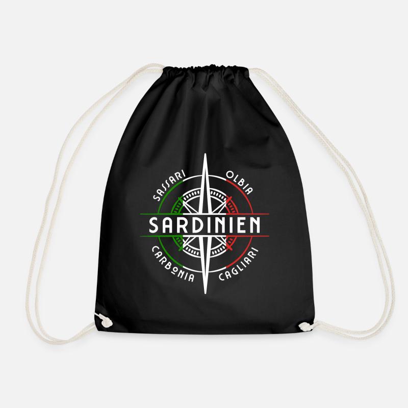 Sommer Sardinien - Turnbeutel - Schwarz
