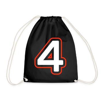 Symbole à 4 chiffres - Sac de sport léger - noir - Devant