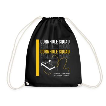 Sac à lancer Cornhole Player Sack - Sac de sport léger - noir - Devant