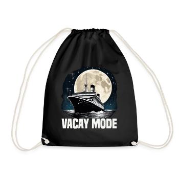 Vacay Mode Cruise Ship Vacation Group Matching - Turnbeutel - Schwarz - Vorne