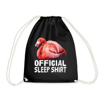 Chemise de nuit officielle Flamingo - Sac de sport léger - noir - Devant