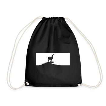 Chèvre - (2) - Sac de sport léger - noir - Devant