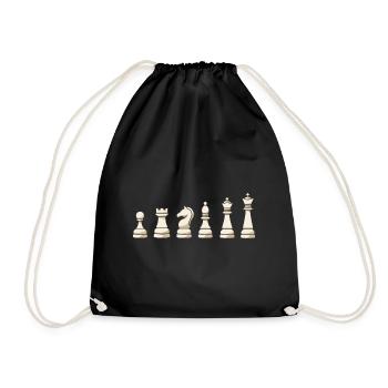 Échecs d’échecs cadeaux - Sac de sport léger - noir - Devant