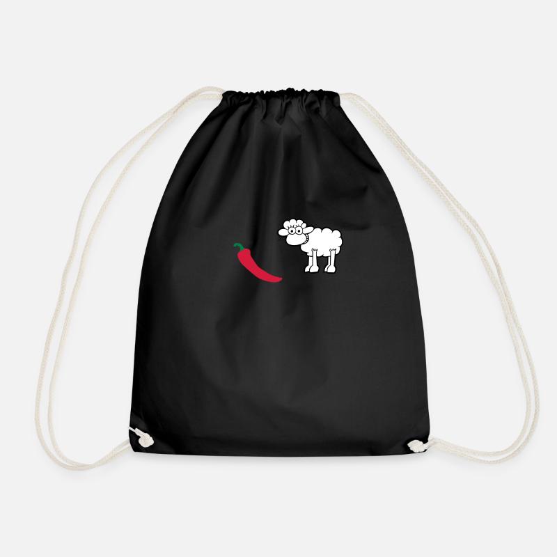 chilli - Drawstring Bag - black