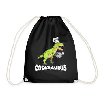 Faire cuire les dinosaures - Sac de sport léger - noir - Devant