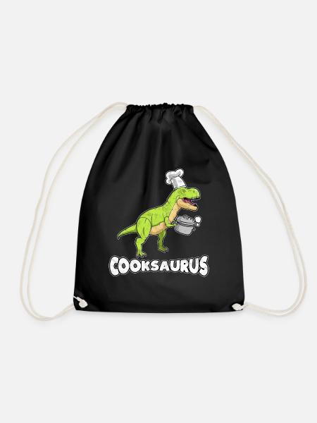 Koch Dinosaurier - Turnbeutel - Schwarz