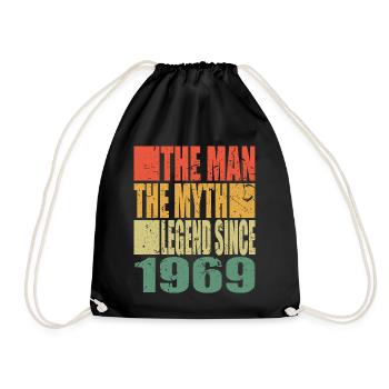 Né en 1969 The Man The Myth Anniversaire - Sac de sport léger - noir - Devant