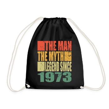 Né en 1973 The Man The Myth Anniversaire - Sac de sport léger - noir - Devant