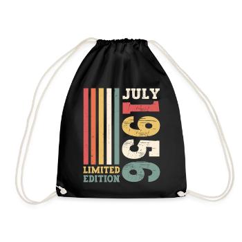 Édition limitée Juillet 1956 66e anniversaire Hommes - Sac de sport léger - noir - Devant