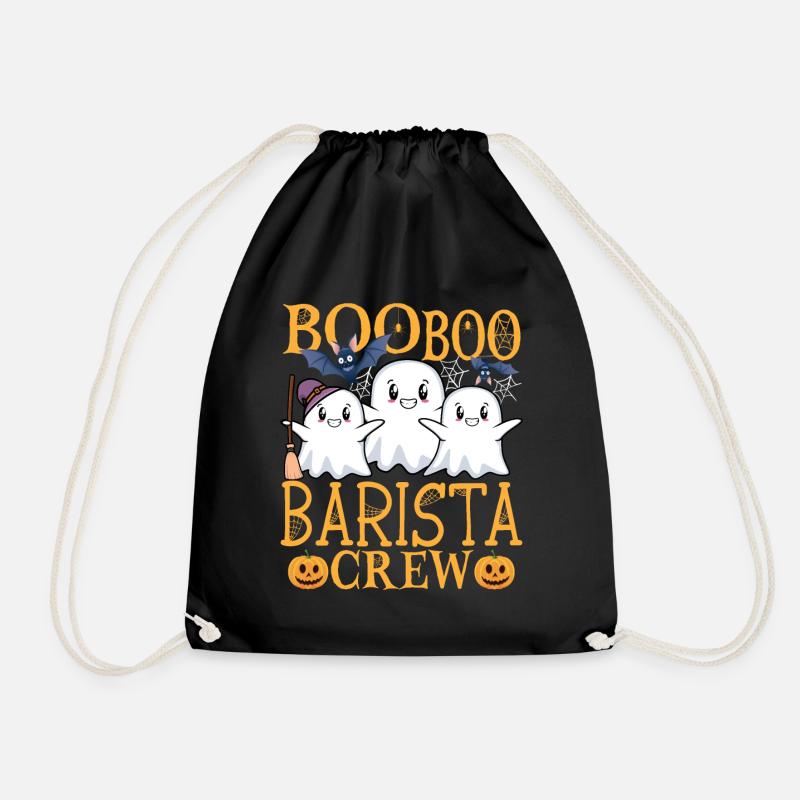 Barista uu Lustiger Barista - Turnbeutel - Schwarz