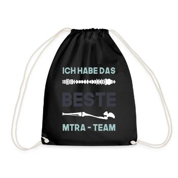 Ich habe das beste MTRA Team, Radiologen Team - Turnbeutel - Schwarz - Vorne