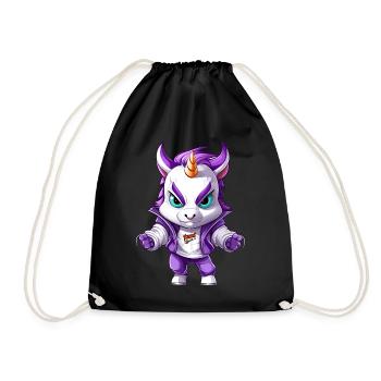Grim Unicorn Design - Mystical Magic - Sac de sport léger - noir - Devant