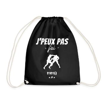 J peux pas j ai mma - Sac de sport léger - noir - Devant