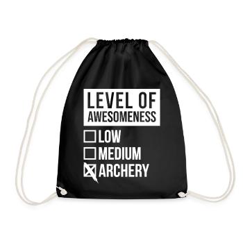 Archery - Drawstring Bag - black - Front