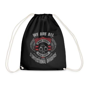 Correctional Officer Pride - Drawstring Bag - black - Front