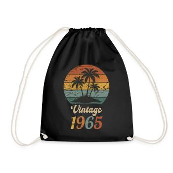 Millésime 1965 60ème Anniversaire original - Sac de sport léger - noir - Devant