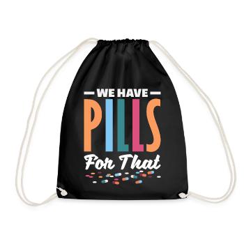 Pharmacist Pharmaceutical Technical - Drawstring Bag - black - Front