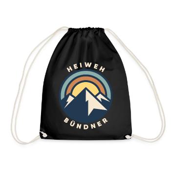 Heiweh Grisons - Sac de sport léger - noir - Devant