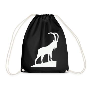 Alpine Bock Silhouette - Sac de sport léger - noir - Devant