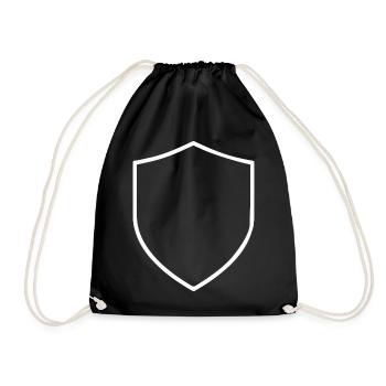 Modèle de texture de fond blanc Personnaliser - Sac de sport léger - noir - Devant